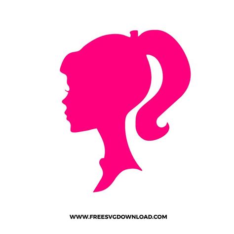 free barbie silhouette